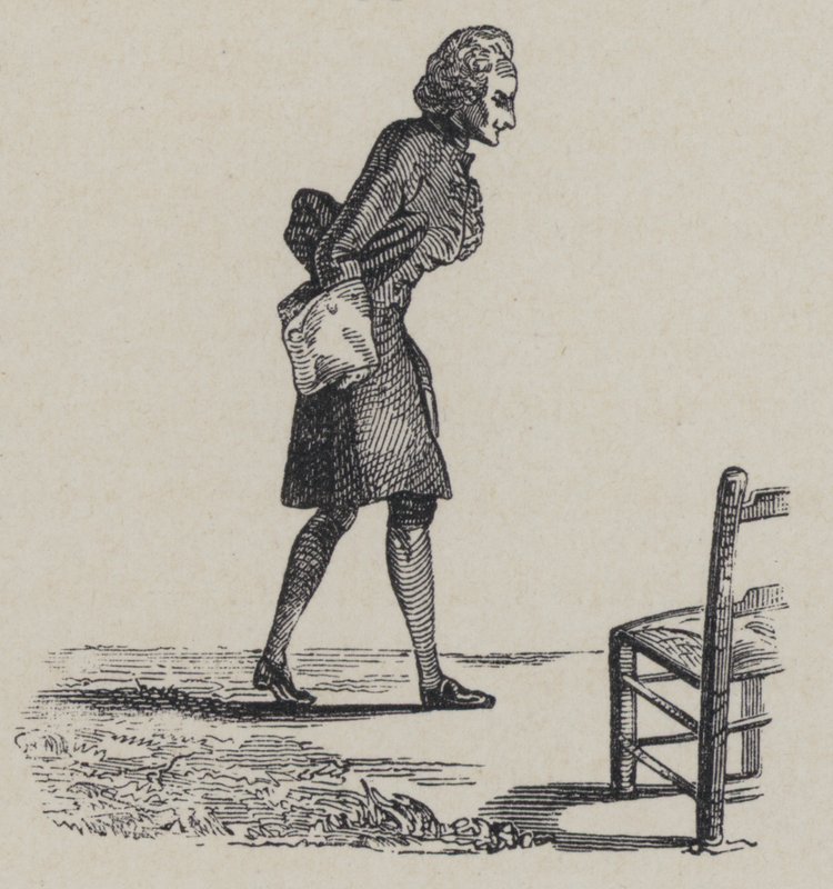 Jean-Philippe Rameau , francouzský skladatel (rytina) od Louis Carrogis (after) Carmontelle