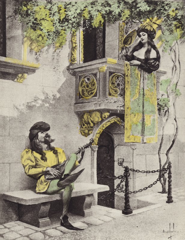 Pošetilý milenec, Devátý den, Pátý příběh od Louis Chalon