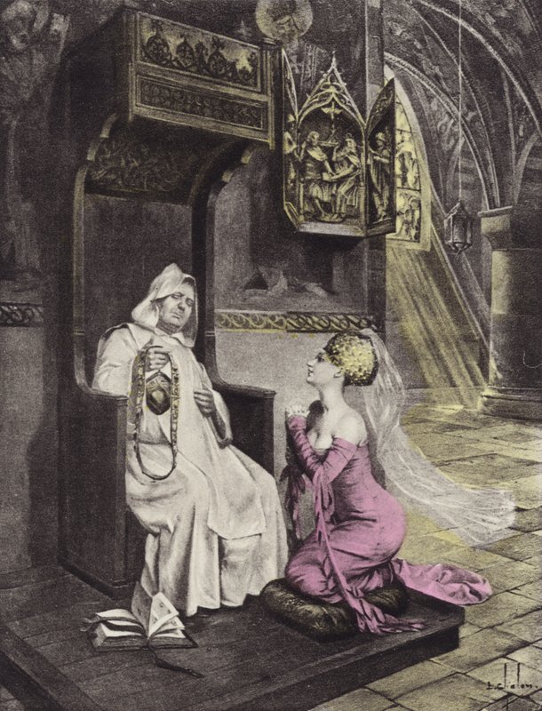 Dáma a mnich, Třetí den, Třetí příběh od Louis Chalon