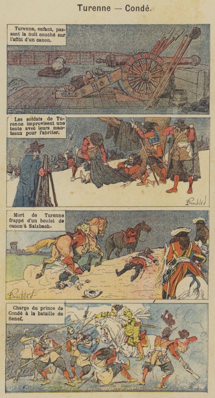 Turenne, Conde (barevné lito) od Louis Charles (after) Bombled