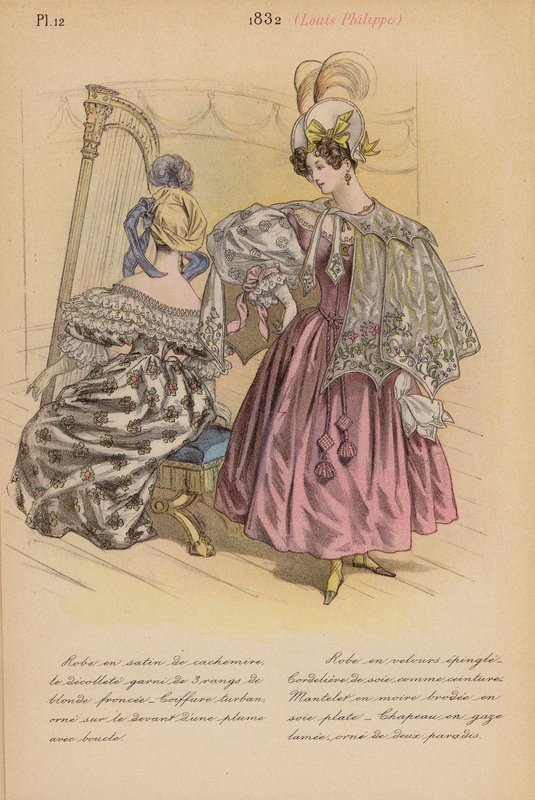 Francouzská móda: (barevná litografie). od Louis Colas