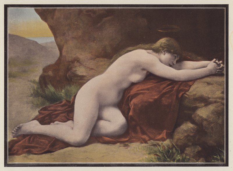 Máří Magdalena (barevné lito) od Louis Courtat