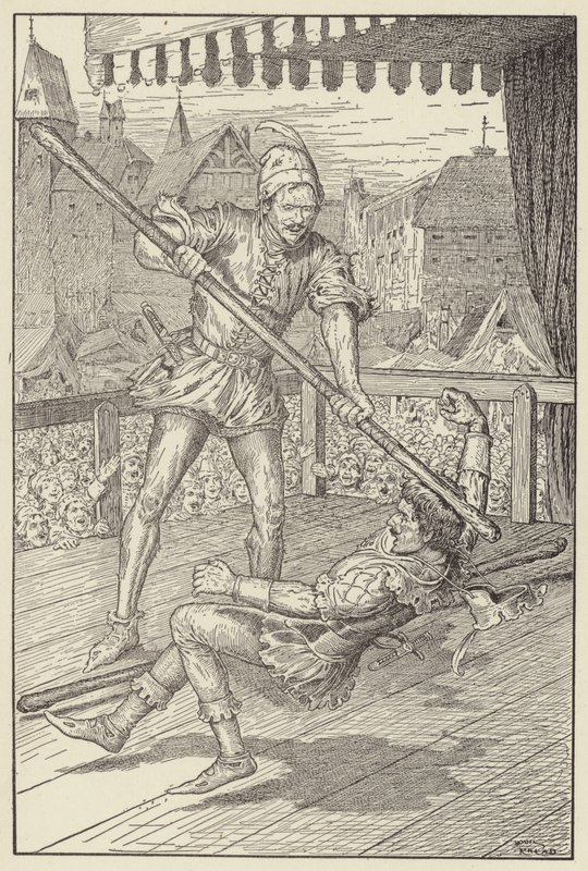 Udeřil Erica naplno a kvadraticky do jeho lebky od Louis John Rhead