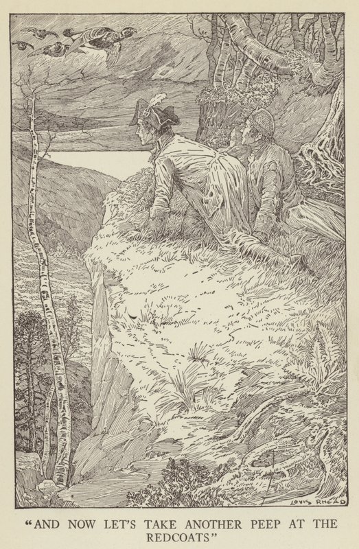 Ilustrace k filmu Uneseno od Roberta Louise Stevensona od Louis John Rhead