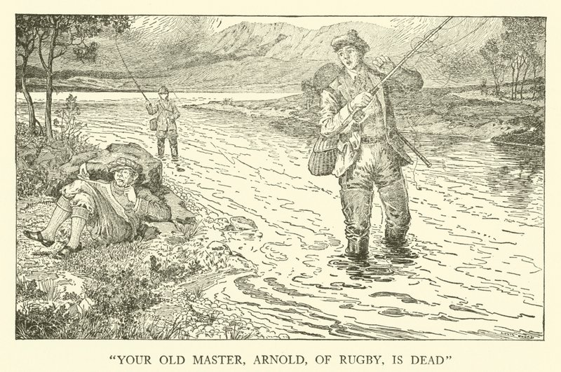 Ilustrace pro Tom Brown’s School-Days (rytina) od Louis John Rhead