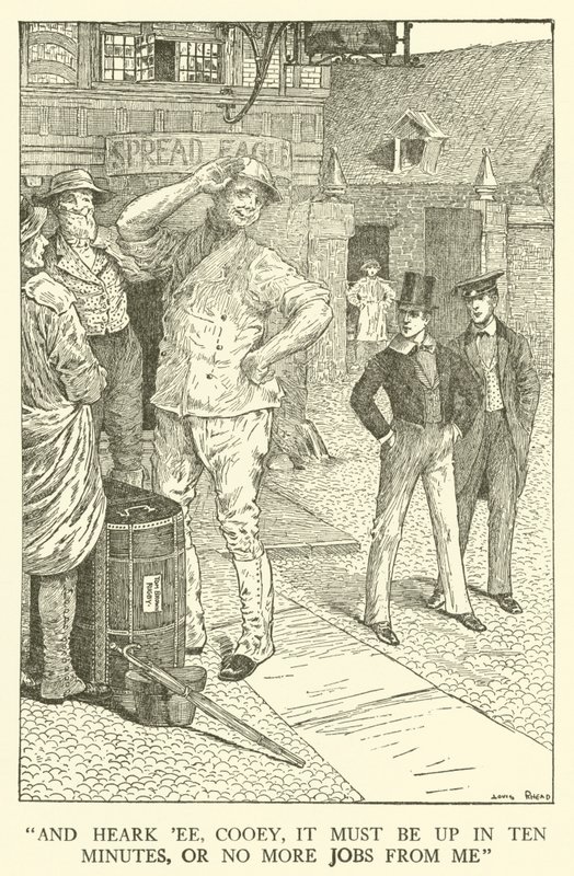 Ilustrace pro Tom Brown’s School-Days (rytina) od Louis John Rhead