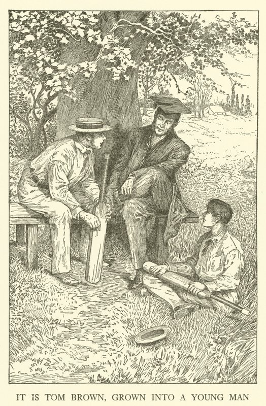 Ilustrace pro Tom Brown’s School-Days (rytina) od Louis John Rhead