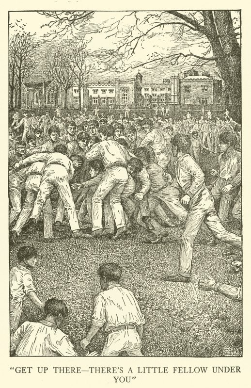 Ilustrace pro Tom Brown’s School-Days (rytina) od Louis John Rhead