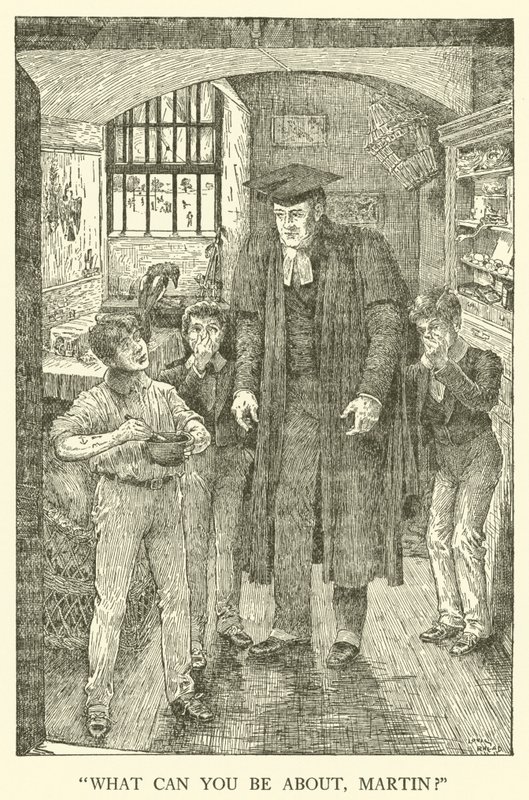 Ilustrace pro Tom Brown’s School-Days (rytina) od Louis John Rhead