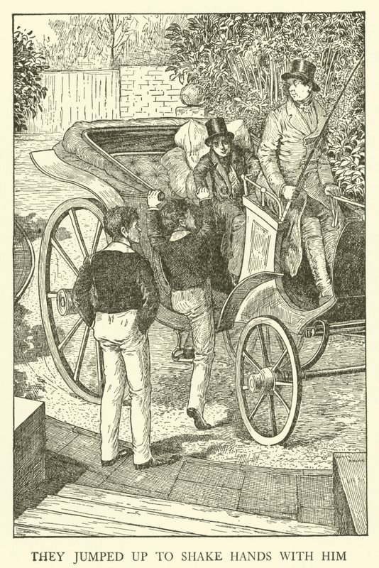 Ilustrace pro Tom Brown’s School-Days (rytina) od Louis John Rhead