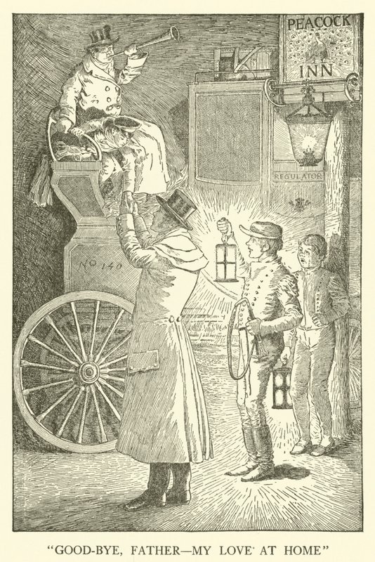 Ilustrace pro Tom Brown’s School-Days (rytina) od Louis John Rhead