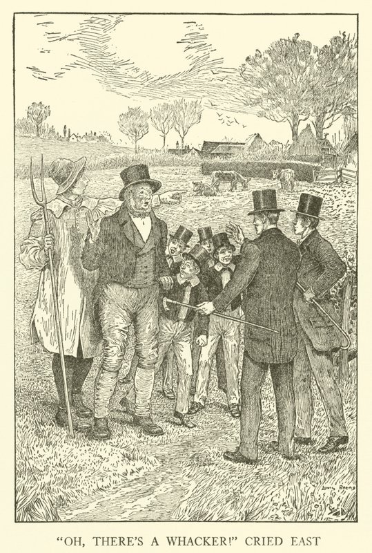 Ilustrace pro Tom Brown’s School-Days (rytina) od Louis John Rhead