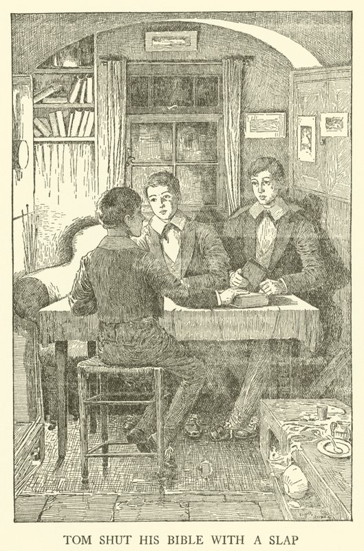 Ilustrace pro Tom Brown’s School-Days (rytina) od Louis John Rhead