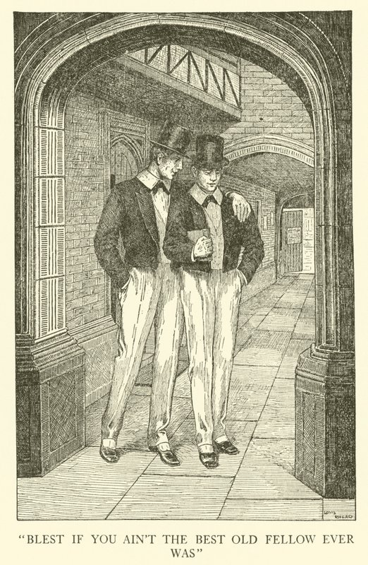 Ilustrace pro Tom Brown’s School-Days (rytina) od Louis John Rhead