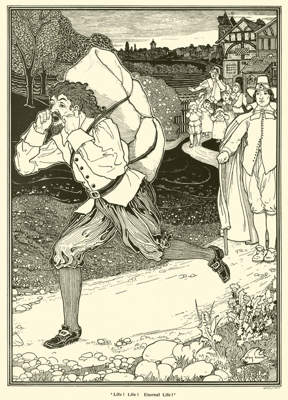 Život! Život! Věčný život! (rytina) od Louis John Rhead