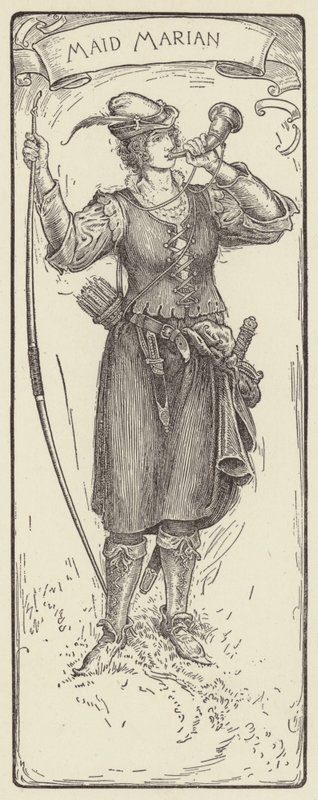 Pokojská Marian od Louis John Rhead