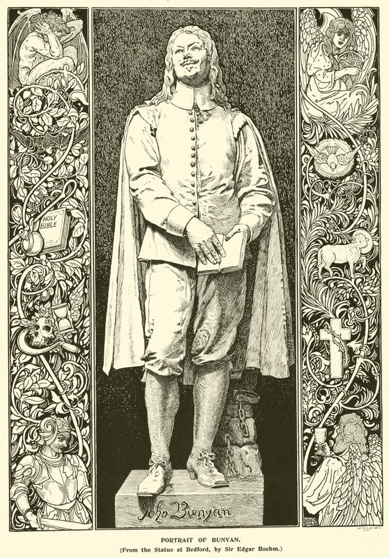 Portrét Bunyana (rytina) od Louis John Rhead