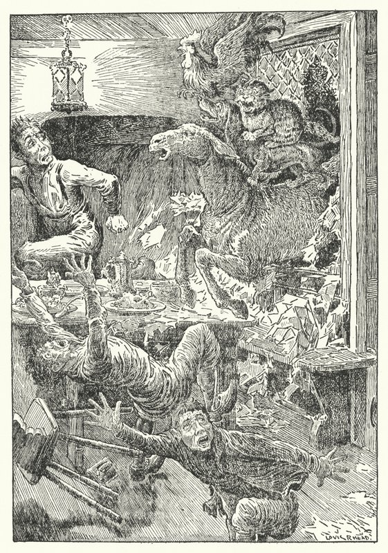 Hudebníci města Brém (litho) od Louis John Rhead