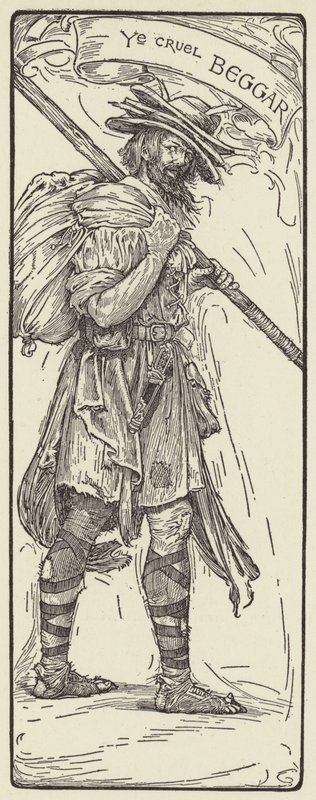 Krutý žebrák od Louis John Rhead