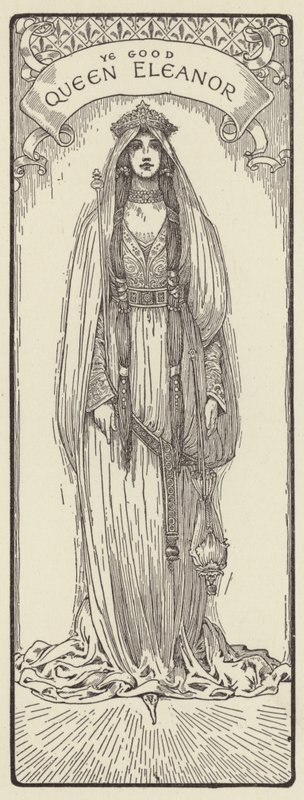 Dobrá královna Eleonora od Louis John Rhead