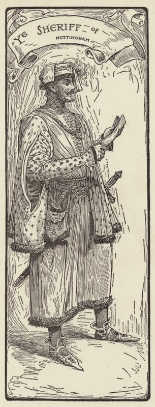 Šerif z Nottinghamu od Louis John Rhead