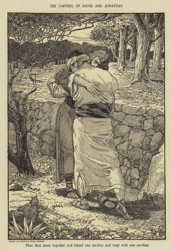 Rozchod Davida a Jonatana od Louis John Rhead
