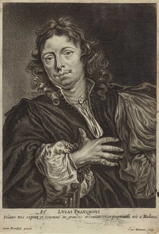 Portrét Lucase Franchoyse mladšího od Lucas the Younger Franchoys