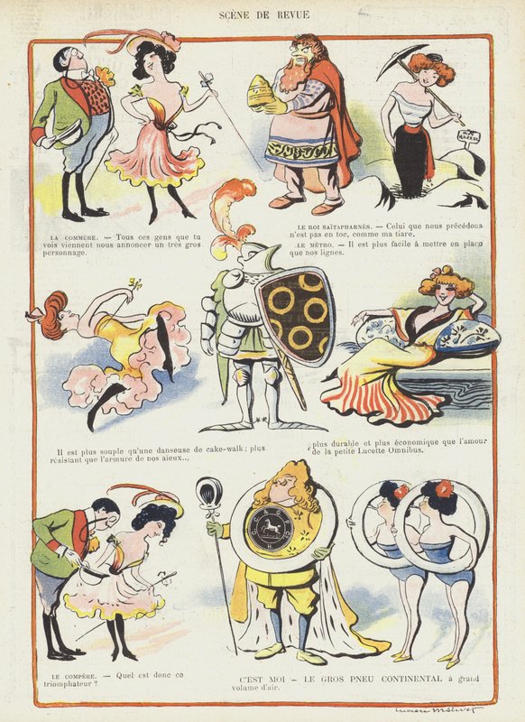 Ilustrace pro Le Rire od Lucien Metivet