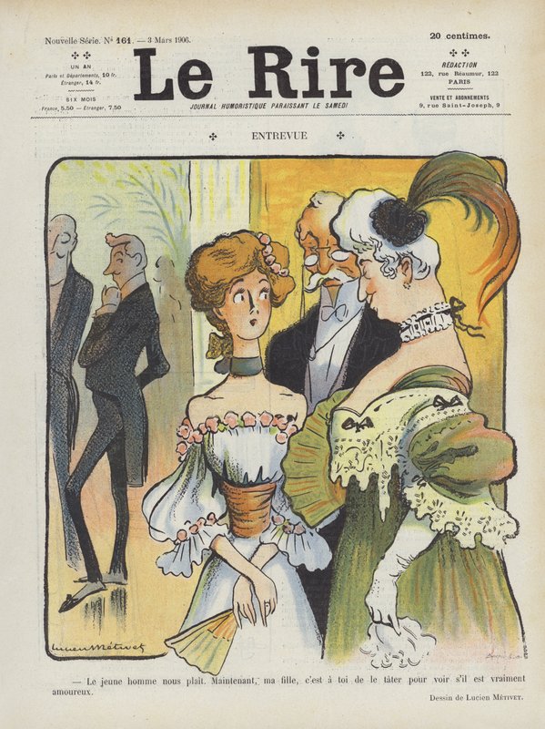 Ilustrace pro Le Rire od Lucien Metivet