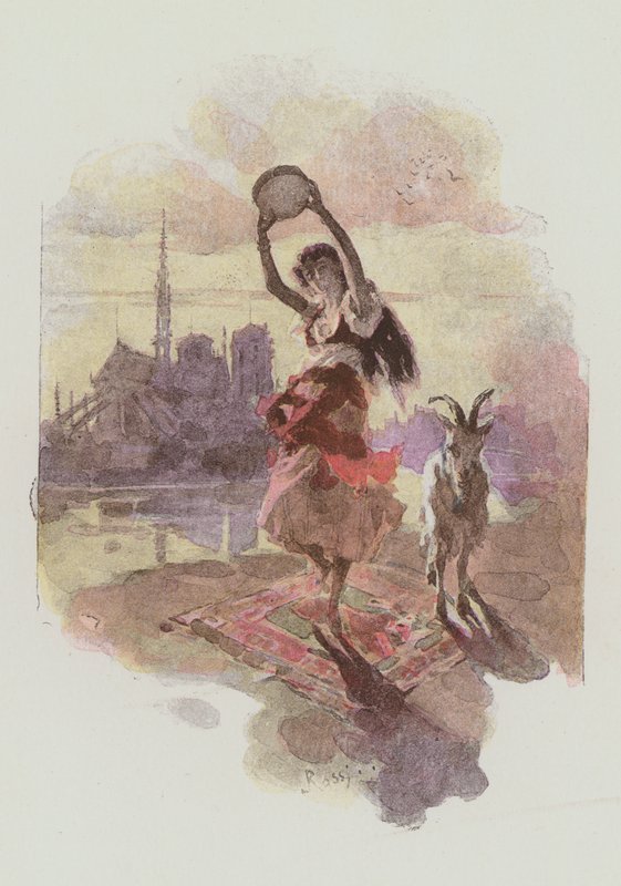 Ilustrace pro Notre-Dame De Paris od Victora Huga od Lucius Rossi