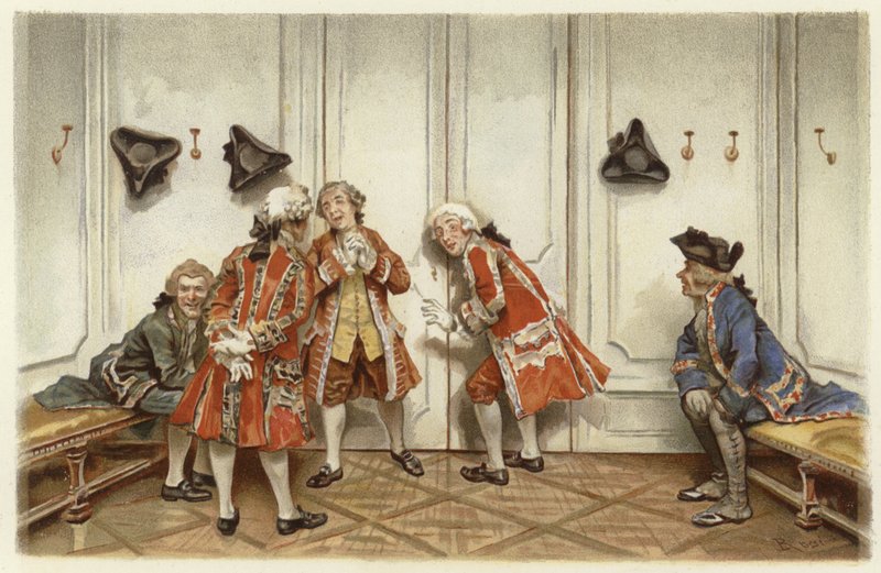 Ilustrace pro The School for Scandal (chromolitho) od Lucius Rossi