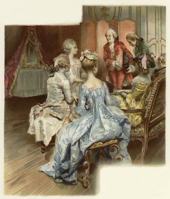 Ilustrace pro The School for Scandal (chromolitho) od Lucius Rossi