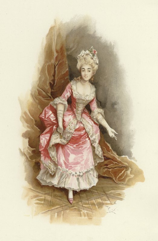 Ilustrace pro The School for Scandal (chromolitho) od Lucius Rossi