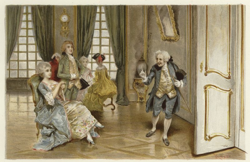 Ilustrace pro The School for Scandal (chromolitho) od Lucius Rossi