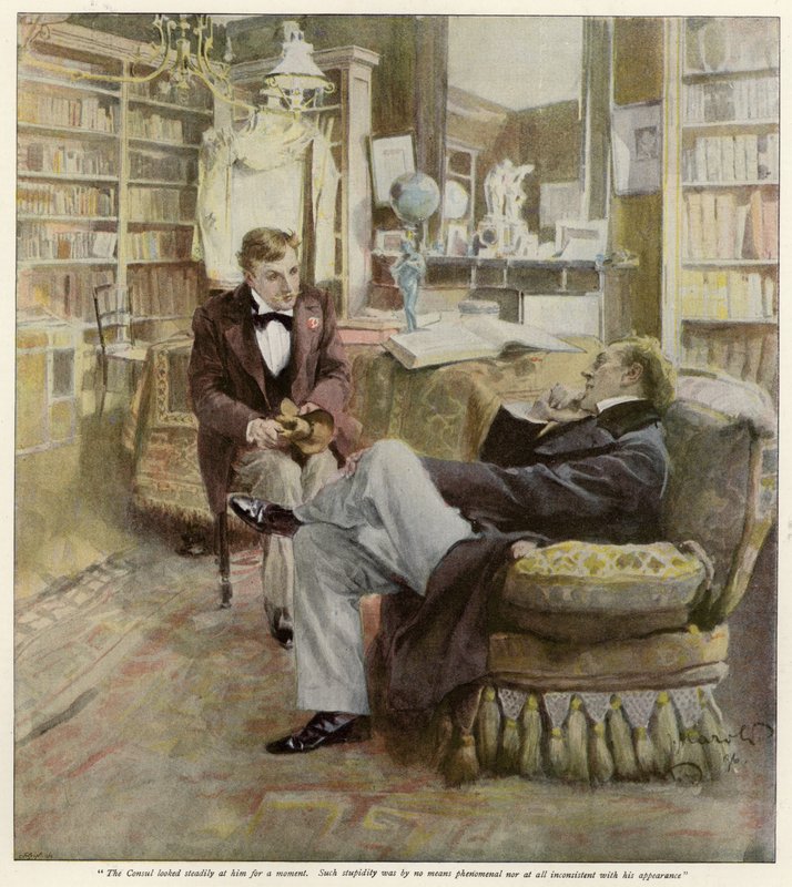 Unser Karl v Grafickém vánočním čísle 1897 od Ludek or Ludwig Marold