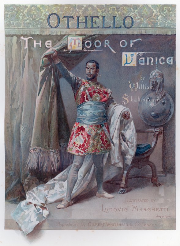 Ilustrace k Shakespearovu Othellovi (chromolit) od Ludovico Marchetti