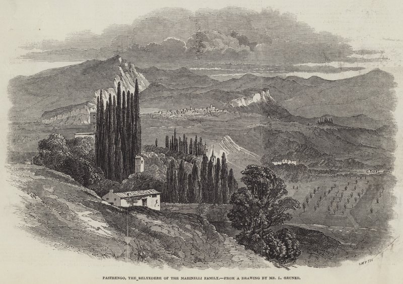 Pastrengo, Belvedere rodiny Marinelli od Ludwig Gruner