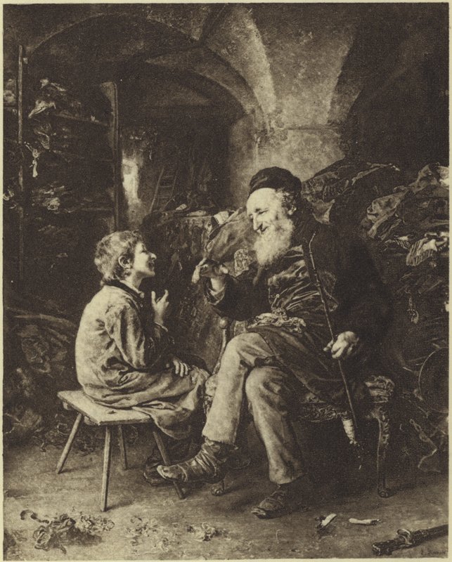 Šalamounova moudrost (fotohlubotisk) od Ludwig Knaus