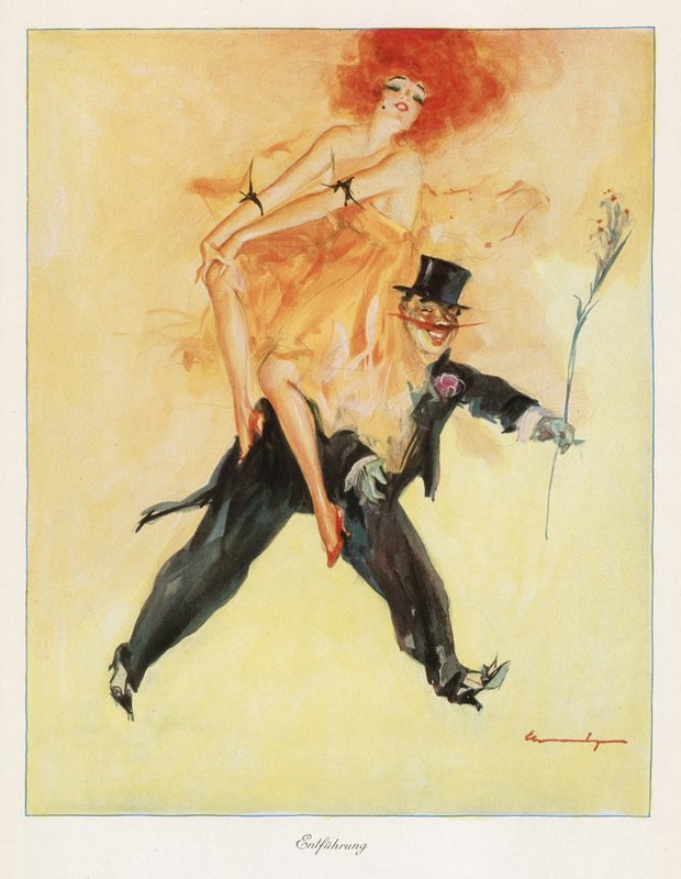 Únos (barevné lito) od Ludwig Lutz Ehrenberger