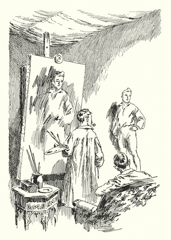 Ilustrace k Obrazu Doriana Graye od Oscara Wilda (litho) od Lui Trugo