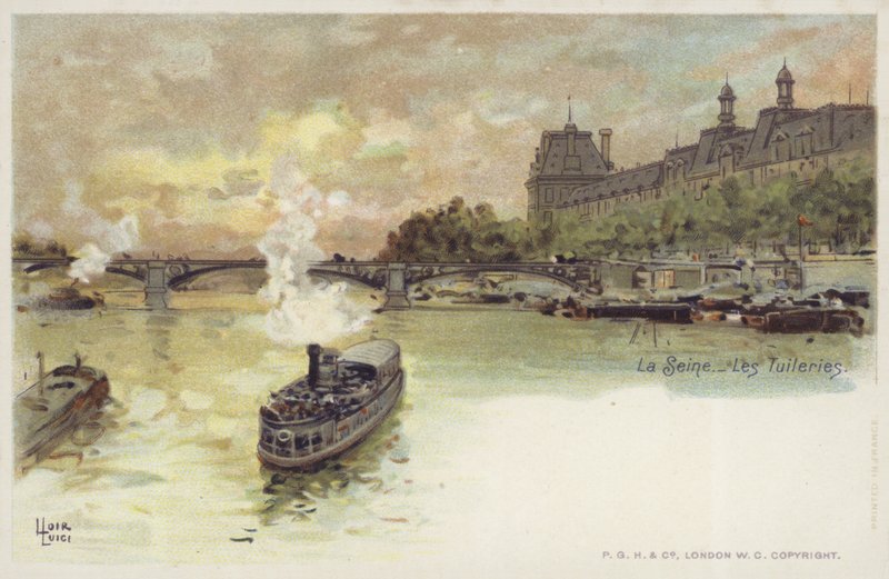 Tuileries, Paříž od Luigi Loir
