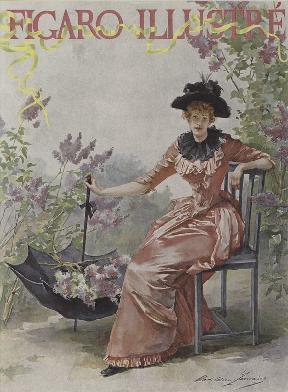 Obálka Le Figaro Illustre, květen 1891 od Madeleine Lemaire