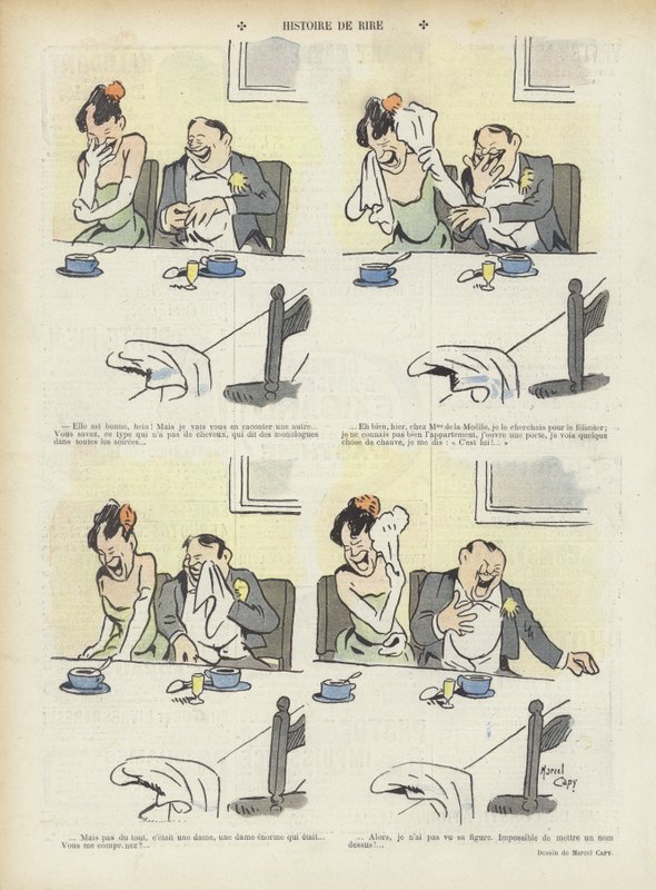 Ilustrace pro Le Rire od Marcel Amable O.L. Capy