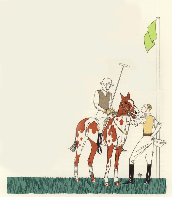 Polo (barevná litografie) od Marcel Jacques Hemjik