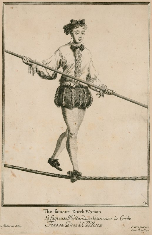Bartholomew Fair, Londýn: Slavná Holanďanka v roce 1687 od Marcellus the Elder Laroon