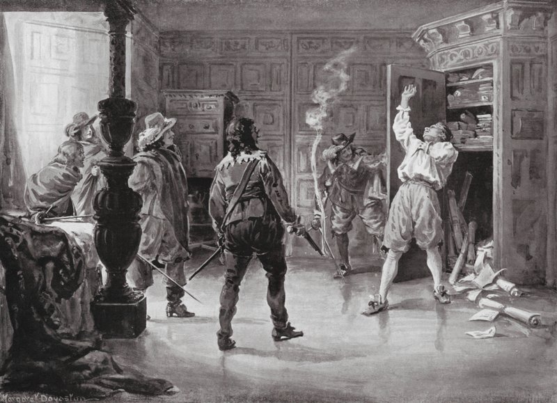 Vražda španělského ministra portugalskými revolucionáři od Margaret (after) Dovaston