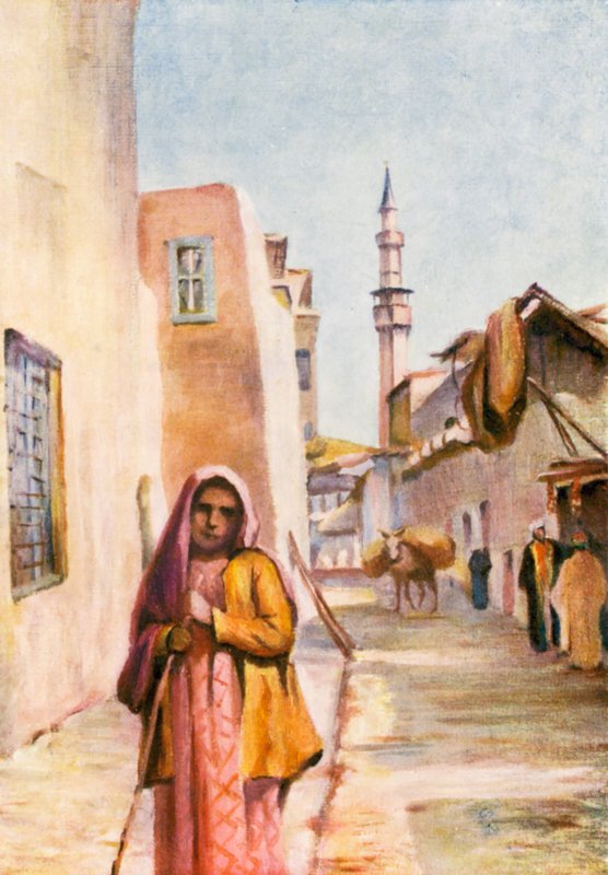 V Salehiyeh (barevná litografie) od Margaret Thomas
