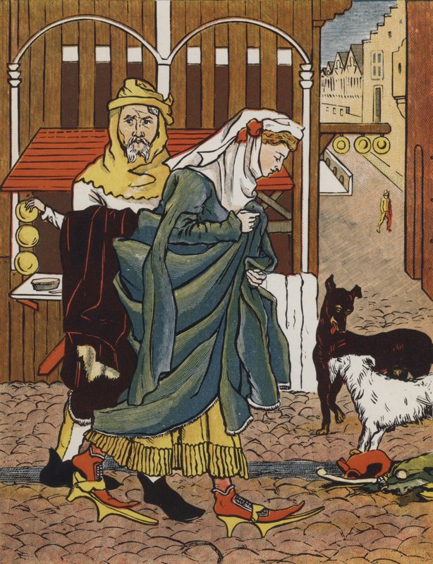 Dáma přes ulici ve středověku od Mary Eliza Haweis