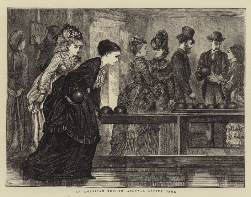 Americká desetikolíková ulička, dámská hra od Mary Ellen Edwards