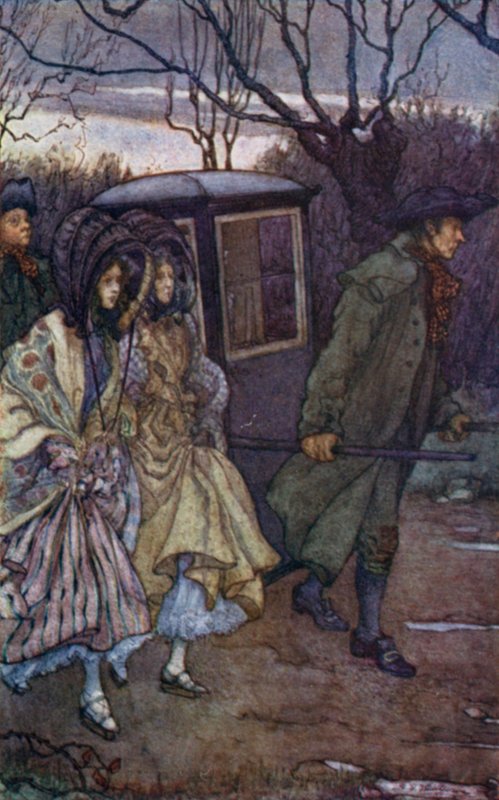 Ilustrace pro Cranford od paní Gaskell od Mary V. Wheelhouse